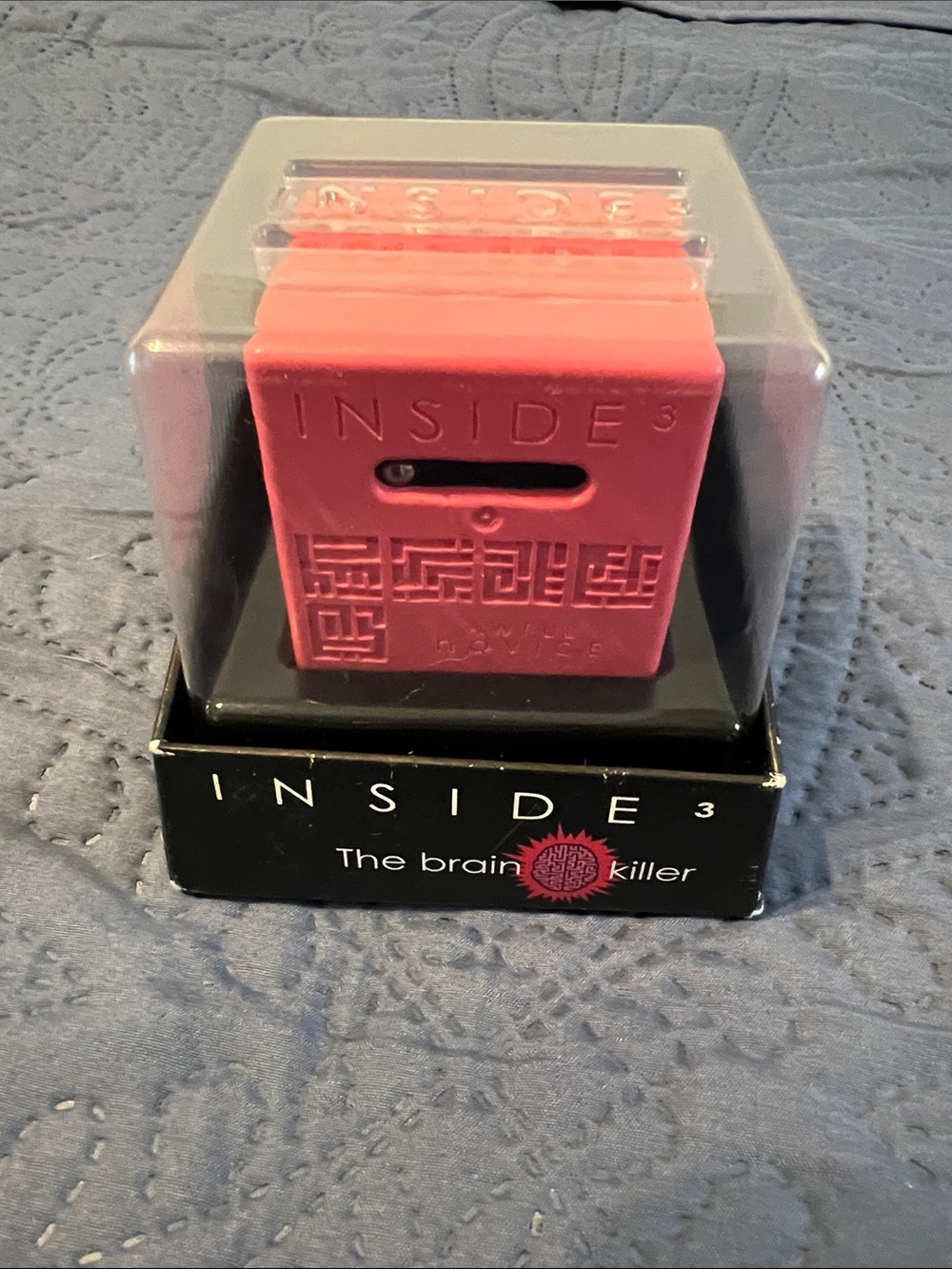 Pink Puzzle Cube - Brain Teaser Game